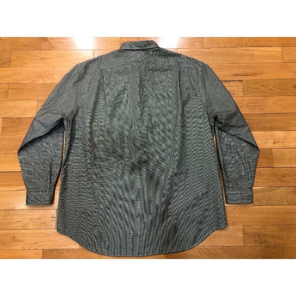 Polo Ralph Lauren 100% Cotton Black & Gray Button Front Shirt Size 2XLT - Picture 5 of 6